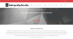 Desktop Screenshot of integrityinsitu.com